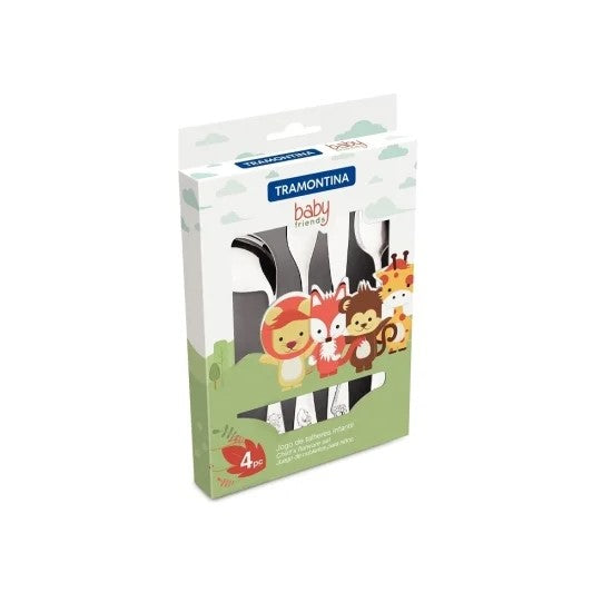 TRAMONTINA(トラモンティーナ) ベイビー テーブルウェア 4本セット 子供用 66970/010