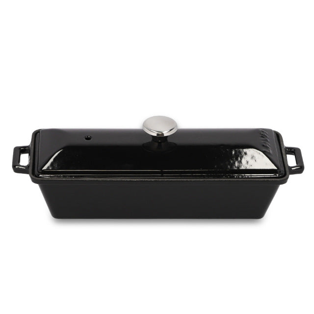 LAVA テリーヌポット 26cm Shiny Black LV0026 ( IH 直火 電気 オーブン 食洗器 )対応 電子レンジ不可…