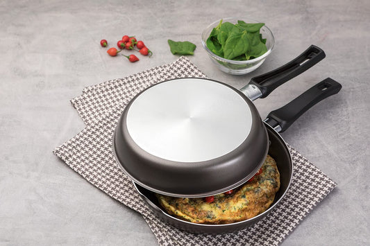 TRAMONTINA(トラモンティーナ) ロレト ノンスティックオムレツフライパン 深型 20cm アルミ製 ノンスティック(フッ素コート) ガス火専用 食洗機対応 20123/020