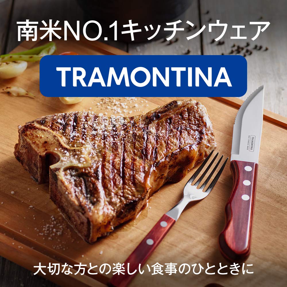 TRAMONTINA(トラモンティーナ) ロレト ノンスティックオムレツフライパン 24cm アルミ製 ノンスティック(フッ素コート) ガス火専用 食洗機対応 20687/024