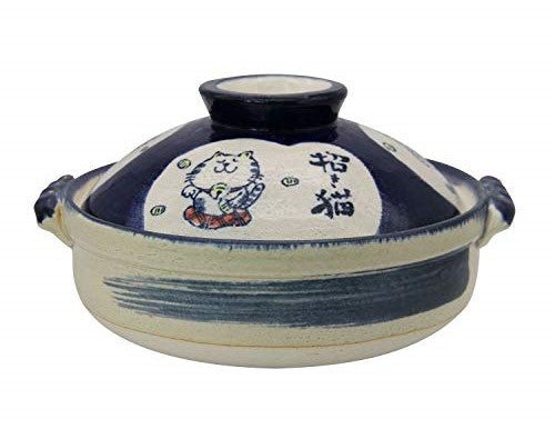 佐治陶器 招福猫9号鍋