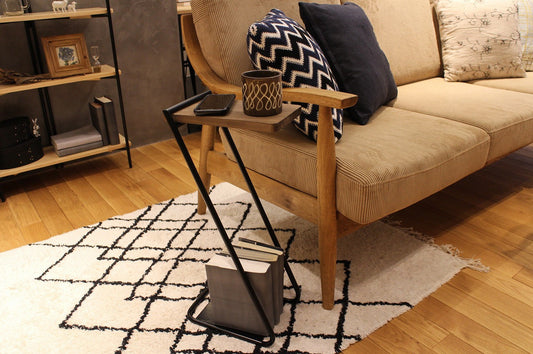 COLLEND コレンド<br>Iron Leg Side Table High アイアンレッグサイドテーブル High テーブル サイドテーブル ベッドテーブル