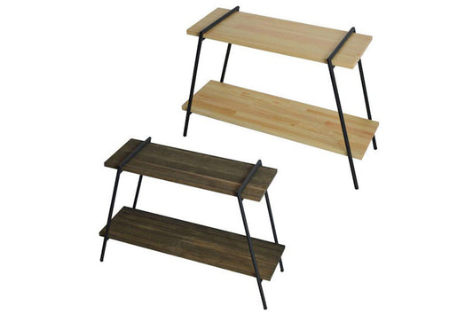 COLLEND コレンド<br>Iron Leg Rack 2段 アイアンレッグラック 2段 ラック 棚 収納 ディスプレイ
