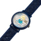 KAORU ローカル 富士山 街並み(夜) 沈香の香り和の香りがする腕時計 紺バンド KAORU002FJ