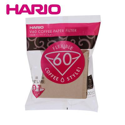 HARIO　V60用ペーパーフィルター01M 100枚　1-2杯用　5セット