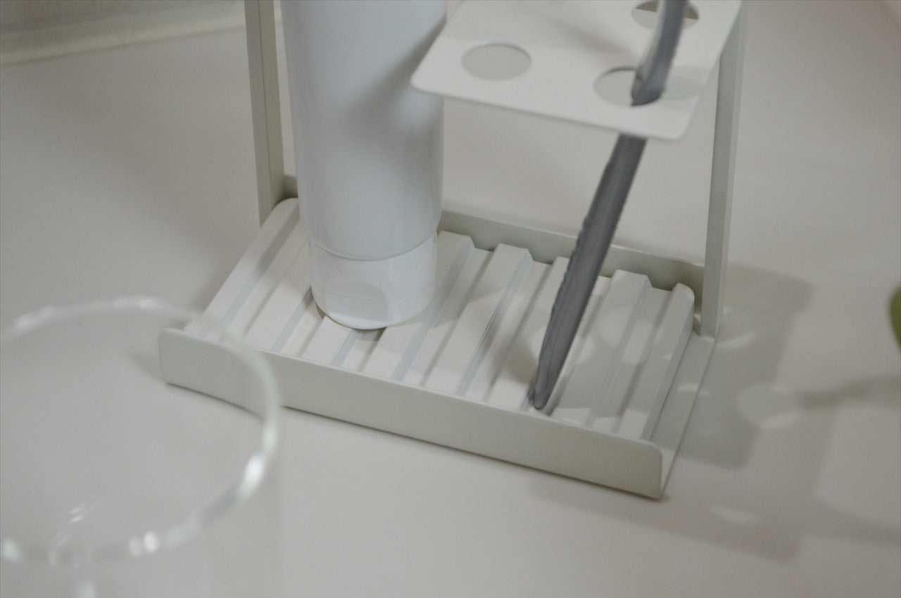 COLLEND　コレンド<br>Toothbrush Stand With Dry Tray　歯ブラシスタンド（ドライトレイ付）　歯ブラシ立て　ハブラシスタンド　ハブラシ立て TS